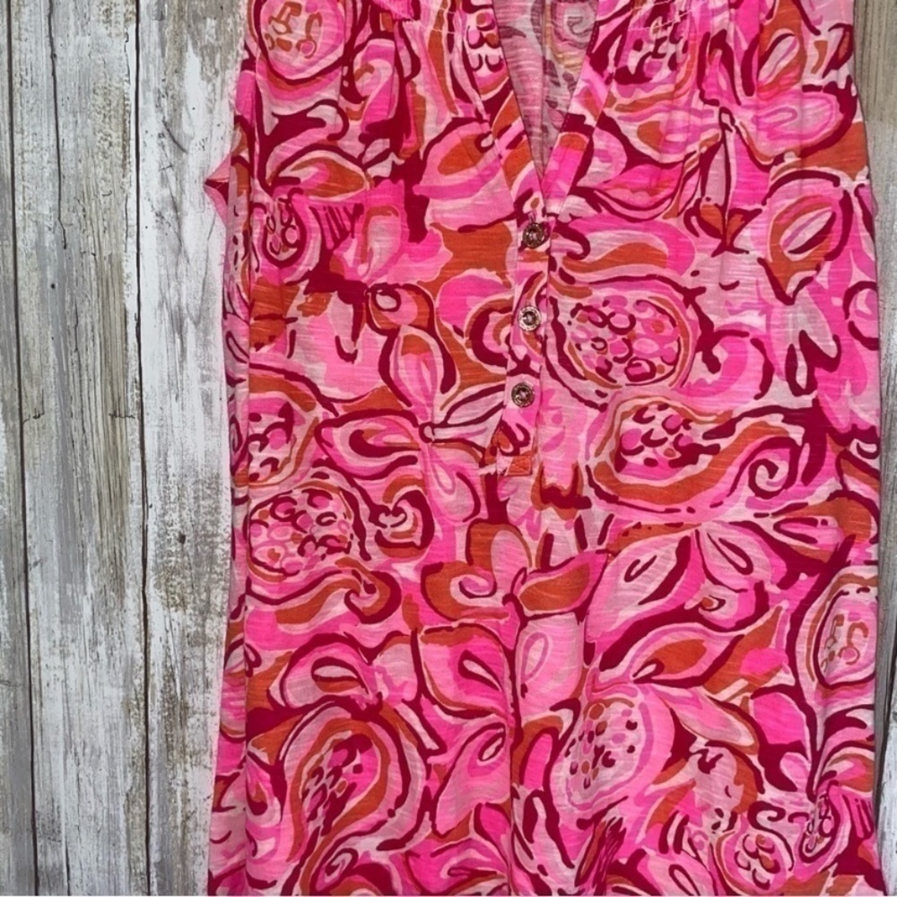 Lilly Pulitzer Calissa Sleeveless Blouse - Picture 3 of 4